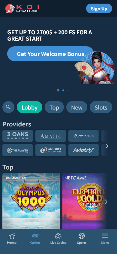 KoiFortunes Casino Mobilversion och Appar - Spela Var Du Vill KoiFortunes Casino Mobilversion och Appar - Spela Var Du Vill